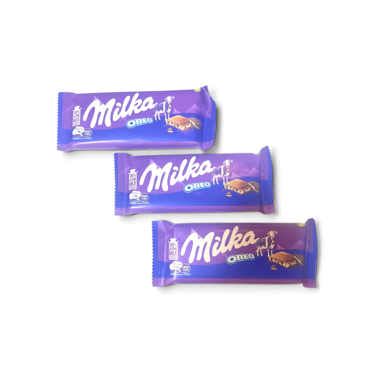 ٣ قطع ميلكا اوريو 55جم